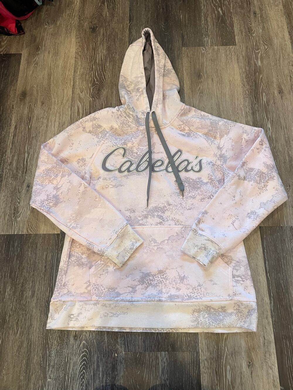 light pink cabelas hoodie